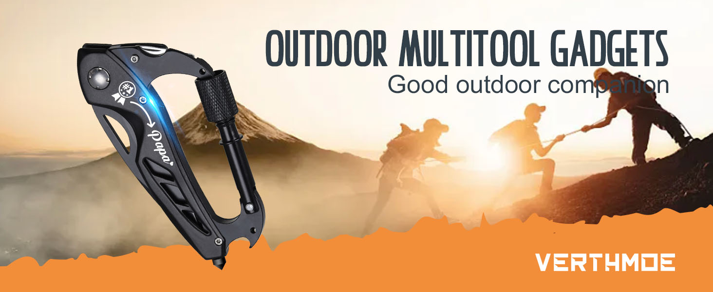 Gifts for Papa, Papa Gifts for Fathers Day, Papa‘s Multitool Gift for Fathers Day Birthday, EDC Outdoor Papa’s Gift