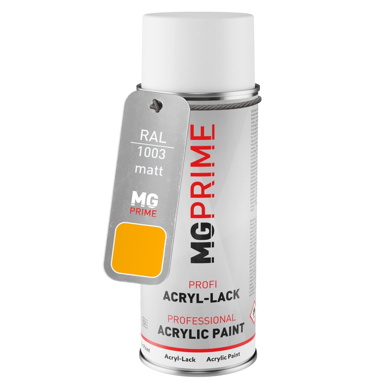 MG PRIME RAL 1003 Signal yellow/Signalgelb Spray can 400 ml mat quick-drying