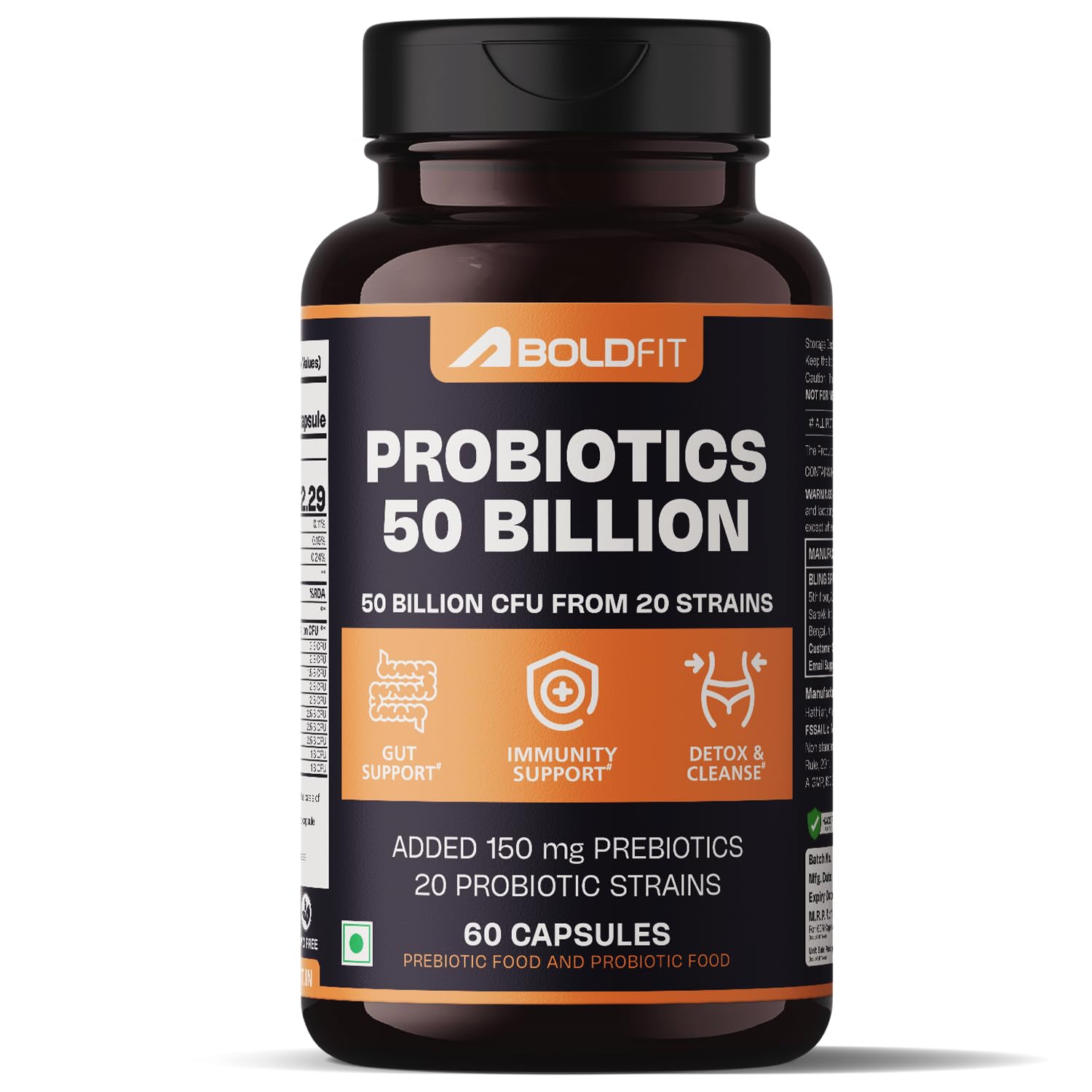 See full amazon price history chart for Boldfit Probiotics Supplement 50 Billion CFU For Men & Women with 20 Strains & Prebiotics - Gut Support, Digestion, Immunity Support, Detox & Cleanse - 60 Vegetarian Capsules, White Boldfit Probiotics Supplement 50 Billion CFU For Men & Women with 20 Strains & Prebiotics - Gut Support, Digestion, Immunity Support, Detox & Cleanse - 60 Vegetarian Capsules, White (B09Q66ZJMD) Amazon Price History, Amazon Price Tracker