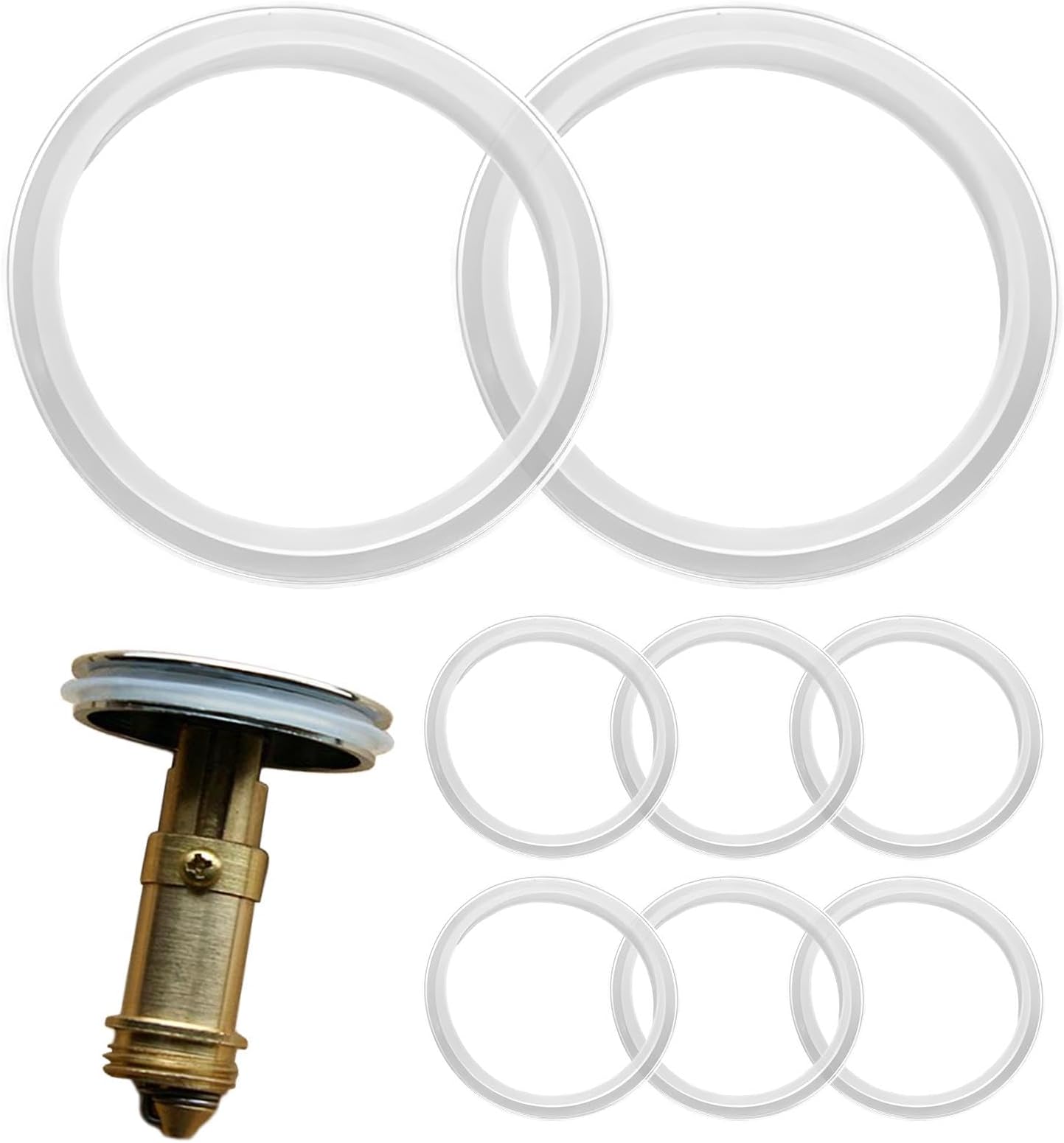 KREDHONG 4 Pcs O-Rings Bath Plugs Silicone Basin Waste Seal Spare O ...