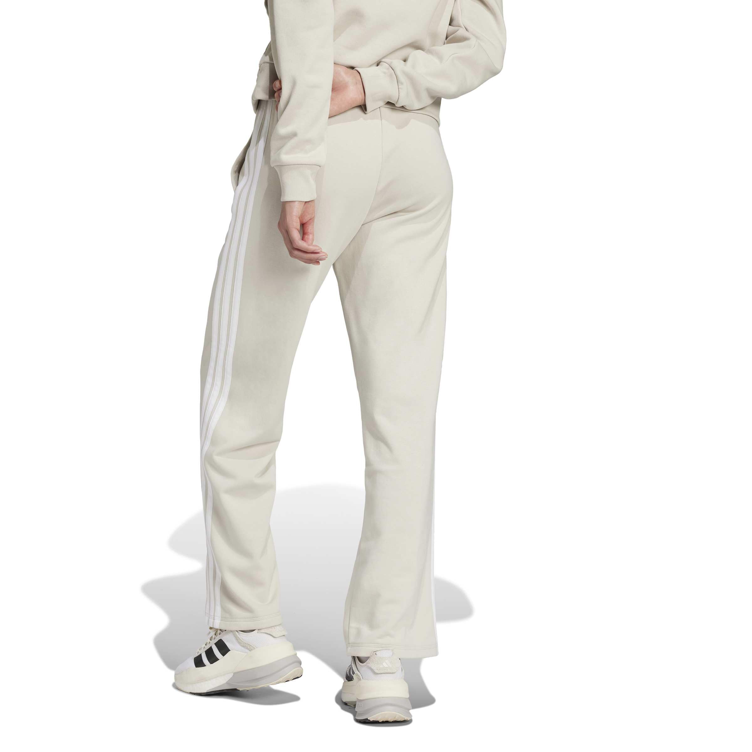 adidas Damen Golfhose Essentials 3-Stripes Open Hem French Terry