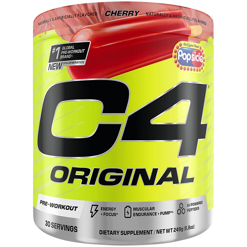 C4 Original Pre Workout with 200mg Caffeine, Icy Blue Razz, 30 Servings — Amazon image 32