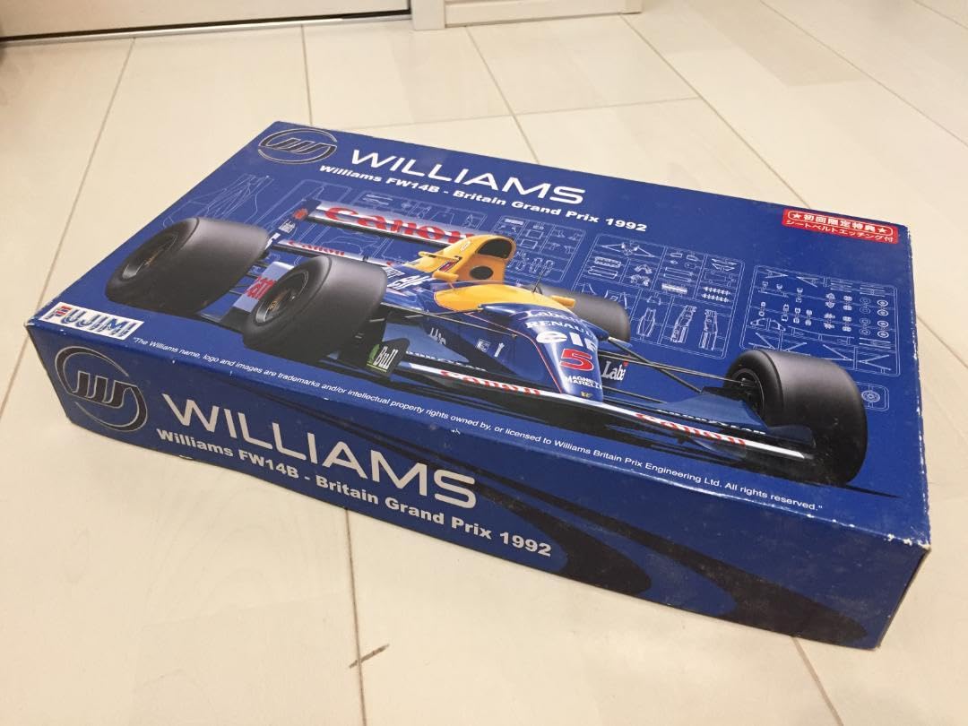 【未開封】フジミ 1/20 ウィリアムズ FW14B 1992イギリスGP 未開封】フジミ 1/20 ウィリアムズ FW14B 1992イギリスGP ロム