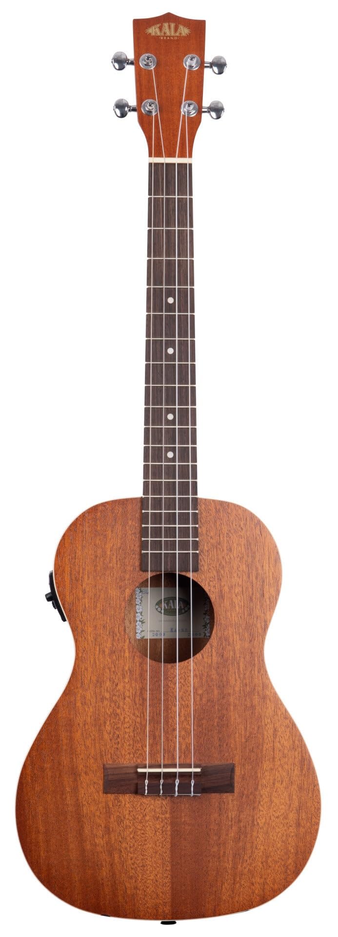 Kala KA-BE - Ukulele baritono satinato in mogano, con EQ & Bag (UB-B)