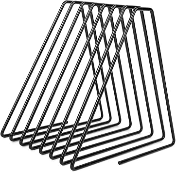 Folding Book Ends Modern Book Ends Decorative Book Stoppers Book Shelf Holder for Home Library OfficeBlack