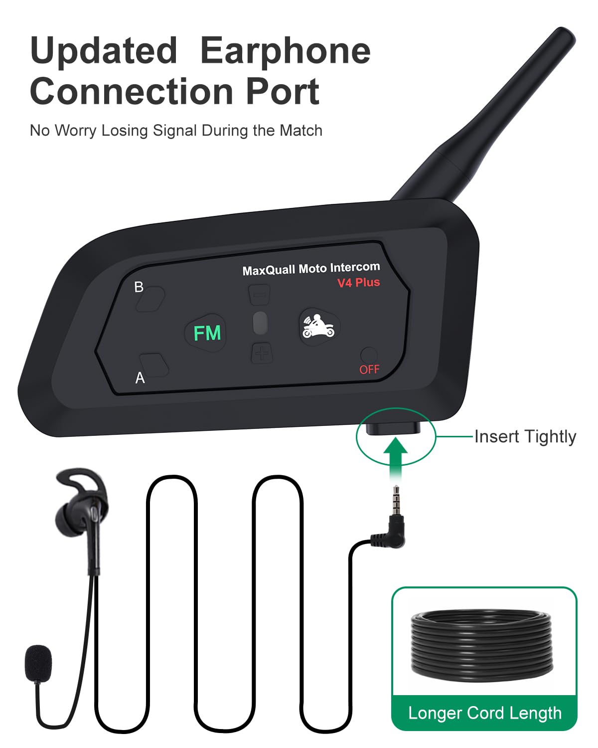 Referee Communication System 3 Person Full Duplex Headsets - Dettaglio
