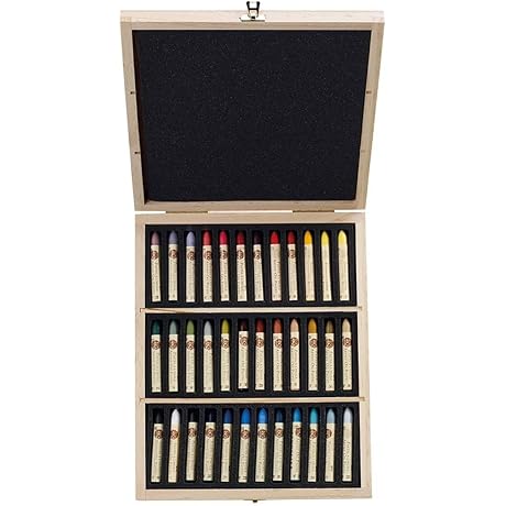 Sennelier Oil Pastels, Premium Artist-Quality Pastel Set with 36 Brilliant Hues