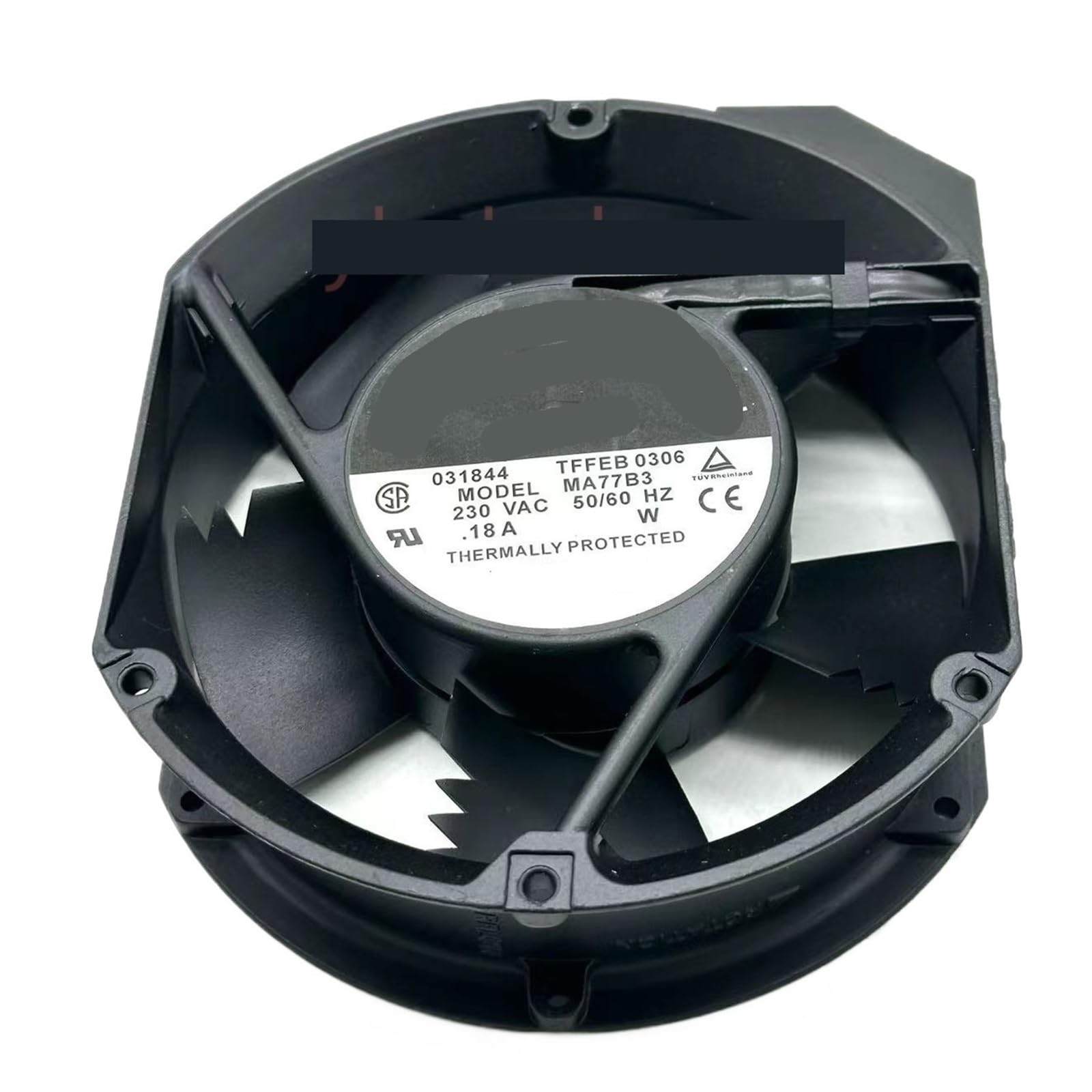 YMUGUEGH MA77B3 AC 230V 0.18A 172x150x55mm Cooling Fan