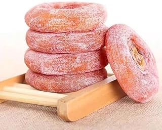 Dried Persimmons, 1000g Farmhouse Frosted Dried Persimmon, 𝐏ers𝐢mmon Organic, Whole 𝐃ried 𝐏ersimmon No Sugar Added, Dehydrated Unsweetened 𝐃ry Persimon for Snacking & Baking (A)