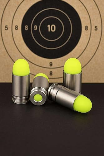 Miniatura 8 de TechStudio3D Munición de fuego seca de 0.354in, con cierre de presión, color verde neón, para entrenamiento