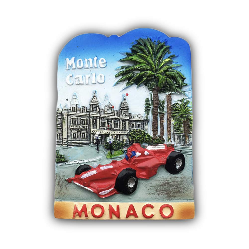 Wedarego Monaco1 Monaco 3D Refrigerator Magnet Tourist Souvenirs Resin Magnetic Stickers Fridge Magnet Home & Kitchen Decoration From China