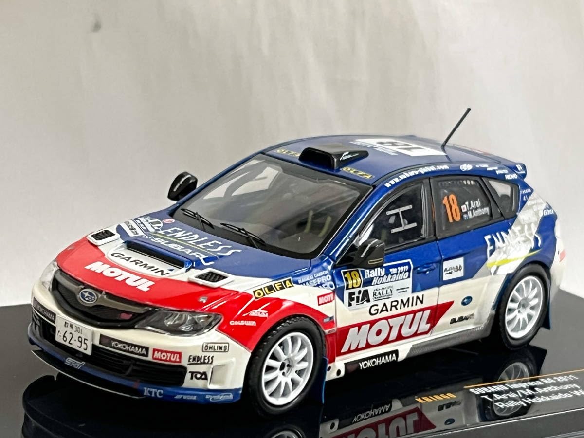 Amazon | ixo 1/43 スバル インプレッサ R4 2011 ラリー・北海道 優勝