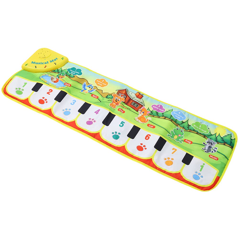 Amazon.co.jp: SUGGEST ピアノマット ミュージック 8鍵盤 5種類動物音