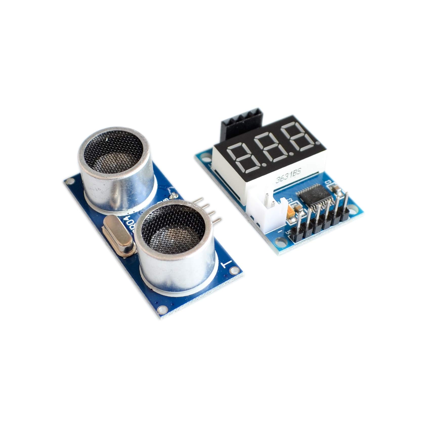 1lot Ultrasonic Module Distance Measuring Transducer Sensor Detector Ranging Module with Digital Display Control Board