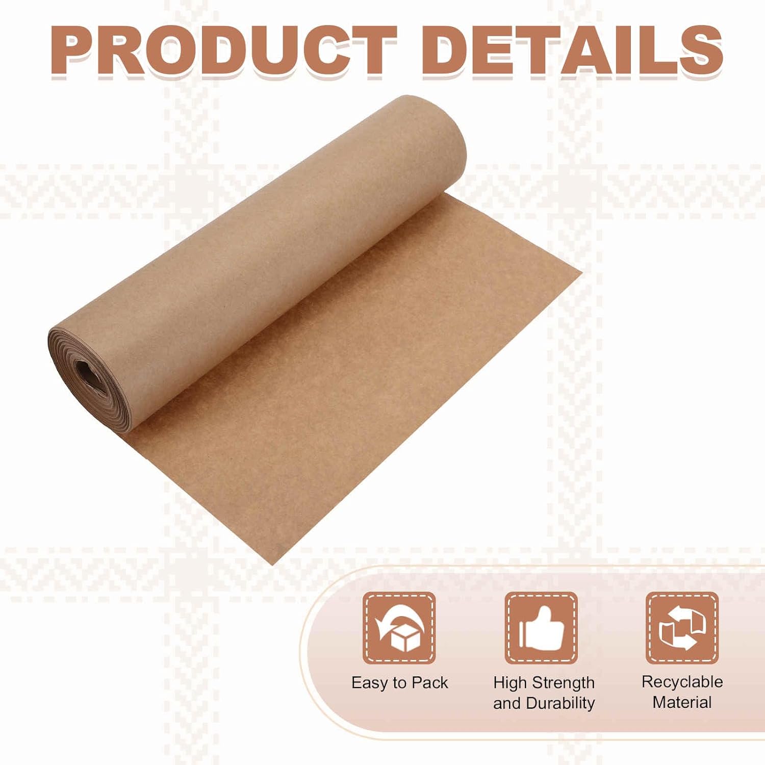 MECCANIXITY クラフトラッピングペーパー 1181インチ x 11.8インチ 装飾紙 クラフトペーパー ギフトラッピング用