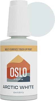 Porcelain Touch Up Paint, Arctic White, 20ml, High Gloss