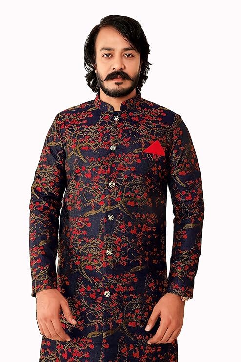 Image of Mens Ethnic Wear Indo Western Set