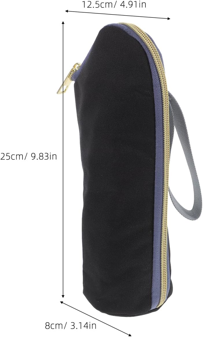UPKOCH Baby Bottle Insulation Bag Portable Thermal Warmer Cooler with Stroller Attachment for Outdoor Travel and Everyday Use 9.84X4.92X3.14In