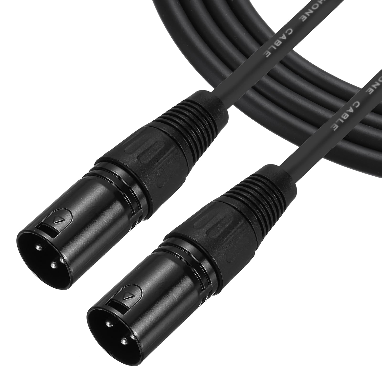 Câble XLR mâle vers mâle 1,5m éliminez les interférences de micro lot de 2