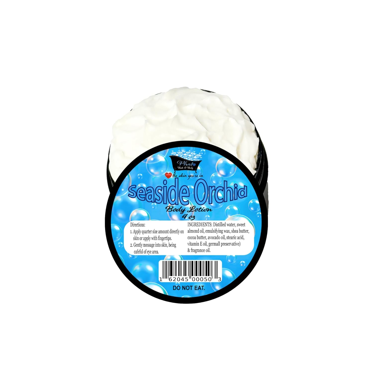 Seaside Orchid Organic Moisturizing Body Lotion with Shea & Cocoa Butter | 5 oz