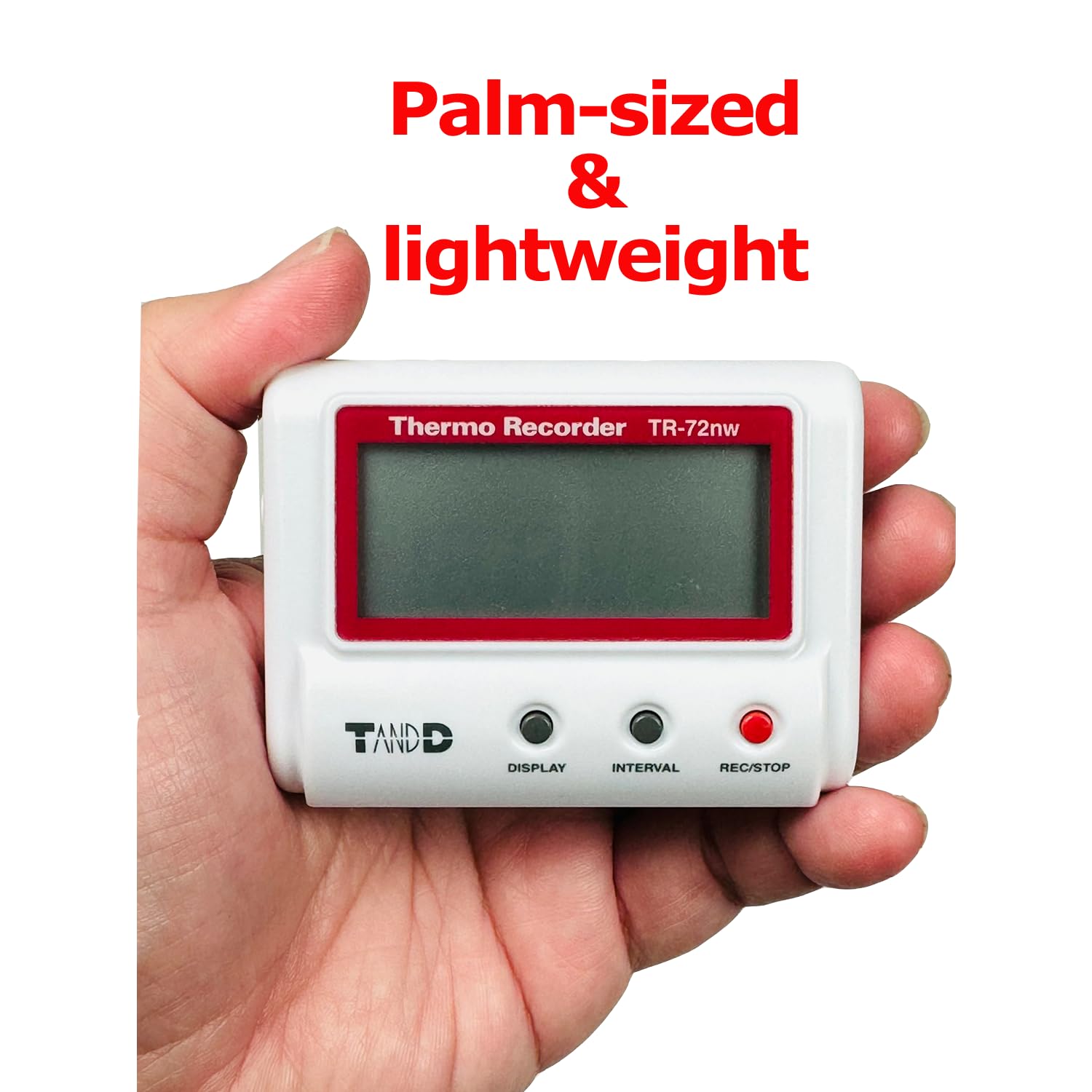 TECPEL TandD TR-72nw Wired LAN Humidity and Temperature Data Logger USB