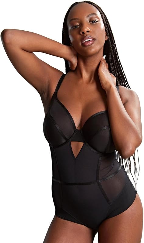 Body Panache Tango Essence Plunge para mujer, 10965A, Obsidiana, 30E