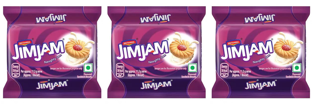 Britannia Jimjam Sandwich Biscuits 138g (Pack of 3) Most Valueable Pack (B0CX1HVL43) Amazon Price History, Amazon Price Tracker