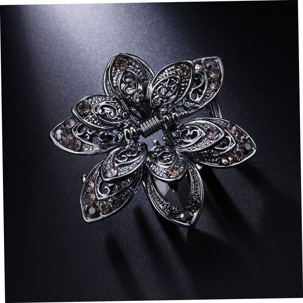 clips de mandíbula de cristal garra de pelo para mujer pasadores de pelo tiara pinzas de cabello pinza para el pelo europeo y americano clip de garra agarre horquilla