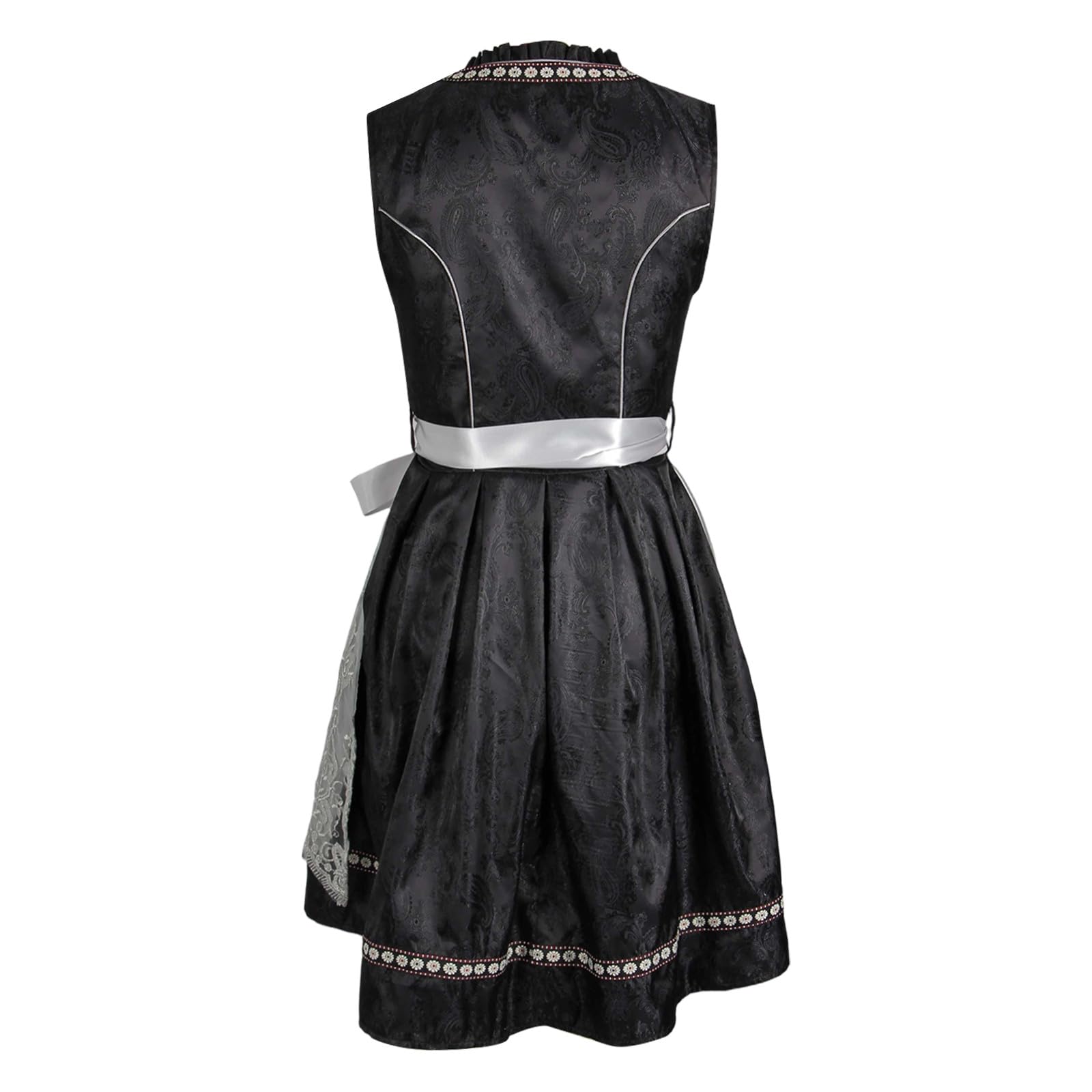 Abito da Cerimonia Donna Vestito Tirolese Donna Dirndl Abito da Festa della Birra Abito in Pizzo per L'Oktoberfest Tradizionale Festa della Birra con Corpetto Trachtencouture Cosplay