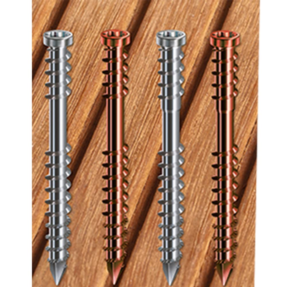 Lot de 550 vis terrasse inox tęte cylindrique étoile SPAX, Diam.5 mm x L.50 mm