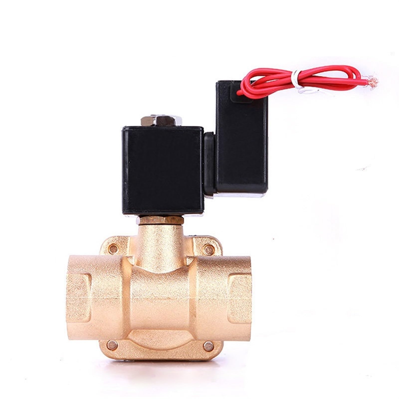 1 "Normalnie zamknięty mosiężny zawór elektromagnetyczny wysokociśnieniowy energooszczędny 220 V 24 godziny bez gorączki (24VDC-NBR Seal)