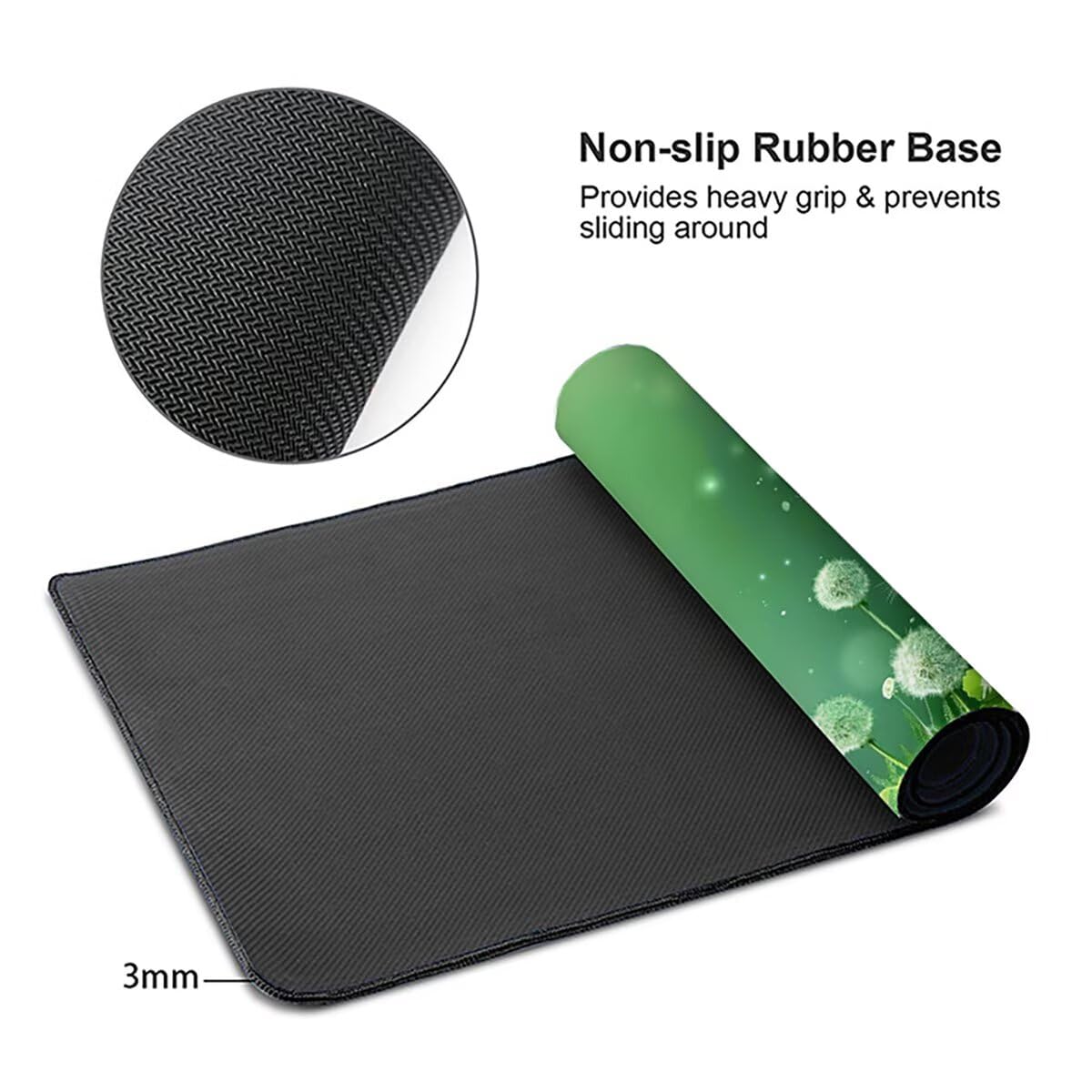 Tappetino per Mouse Gaming XXL 1200x600x3mm– Ufficio Mousepad Grande – Migliora la Velocità e la Precisione Tenuta Stabile Sottomano per Ufficio e Casa Accessori Scrivania Rana PjY6817 O-7