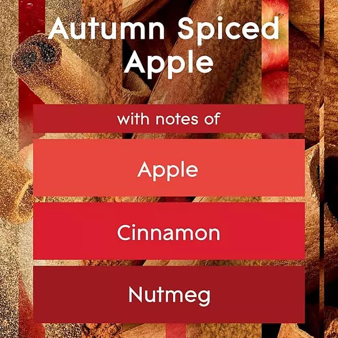 Miniatura 4 de Glade - Ambientador automático en aerosol, 1 soporte + 3 repuestos, aromas mixtos de otoño para la noche, manzana especiada de otoño, calabaza