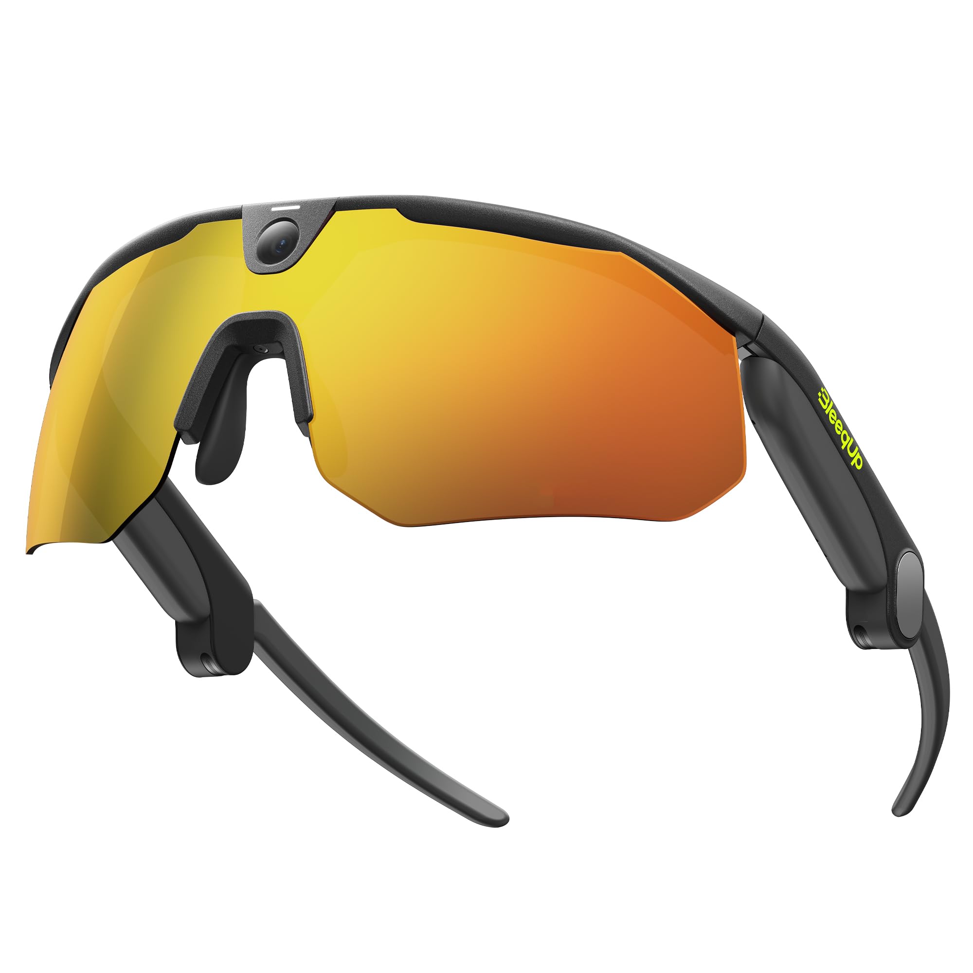 Ranger Smart AI Camera Glasses with ZEISS Lens, 120°FOV Recording, Black