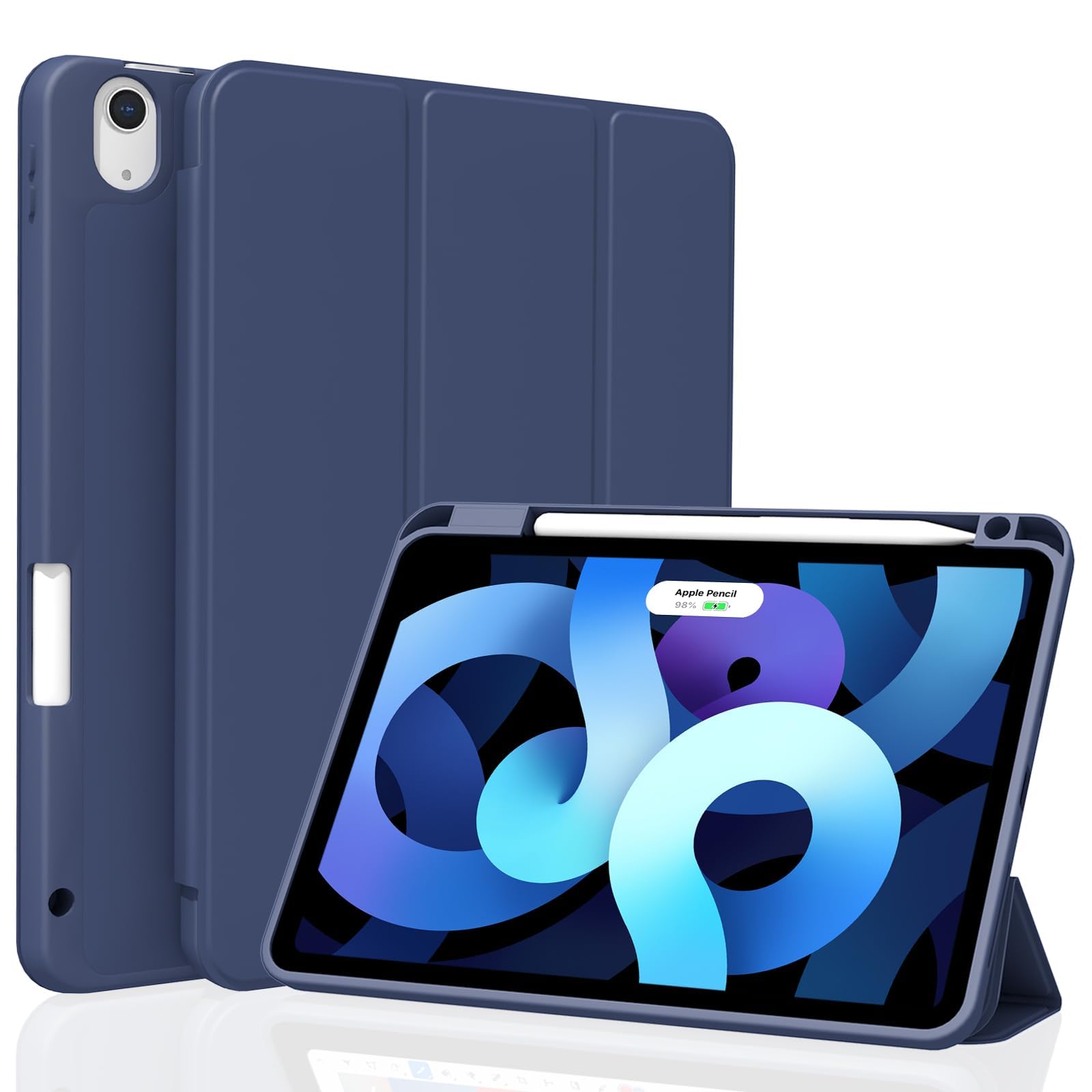 TXWLLIU Hülle für iPad 11. Generation (A16) 11 Zoll 2025/iPad 10. Generation 10,9 Zoll 2022 mit Bleistifthalter, Leichter Schutzhülle und Automatischer Schlaf-/Wachfunktion, Lavendelviolett