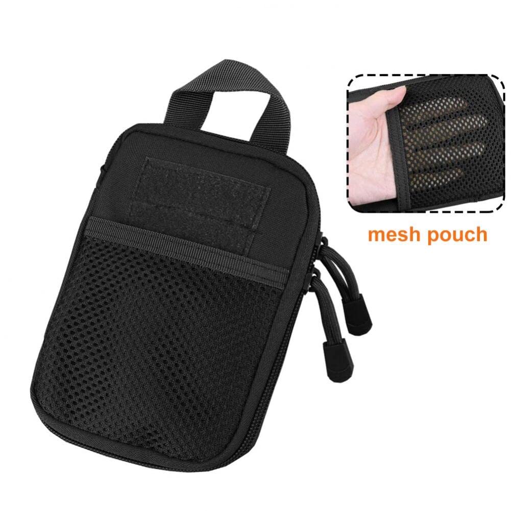 Mini Molle Edc kompaktowy organizer kieszonkowy torba wojskowa siatka narzędzia torba na akcesoria mała