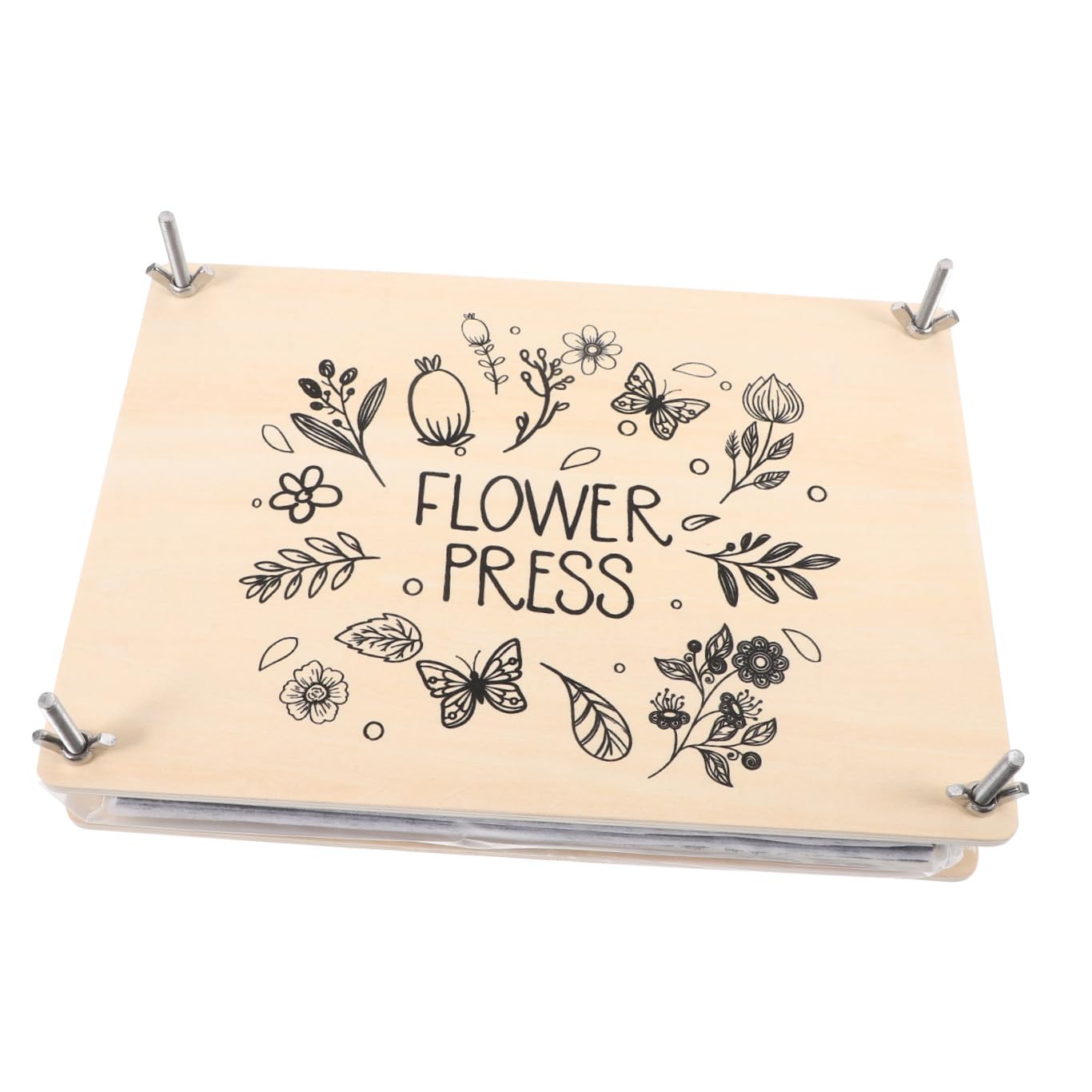 PRETYZOOM Kit de Prensa de Plantas y Flores Grande Profesional con Placas Reutilizables Herramientas DIY para Especímenes Manualidades y Decoración para Familia y Regalo Creativo