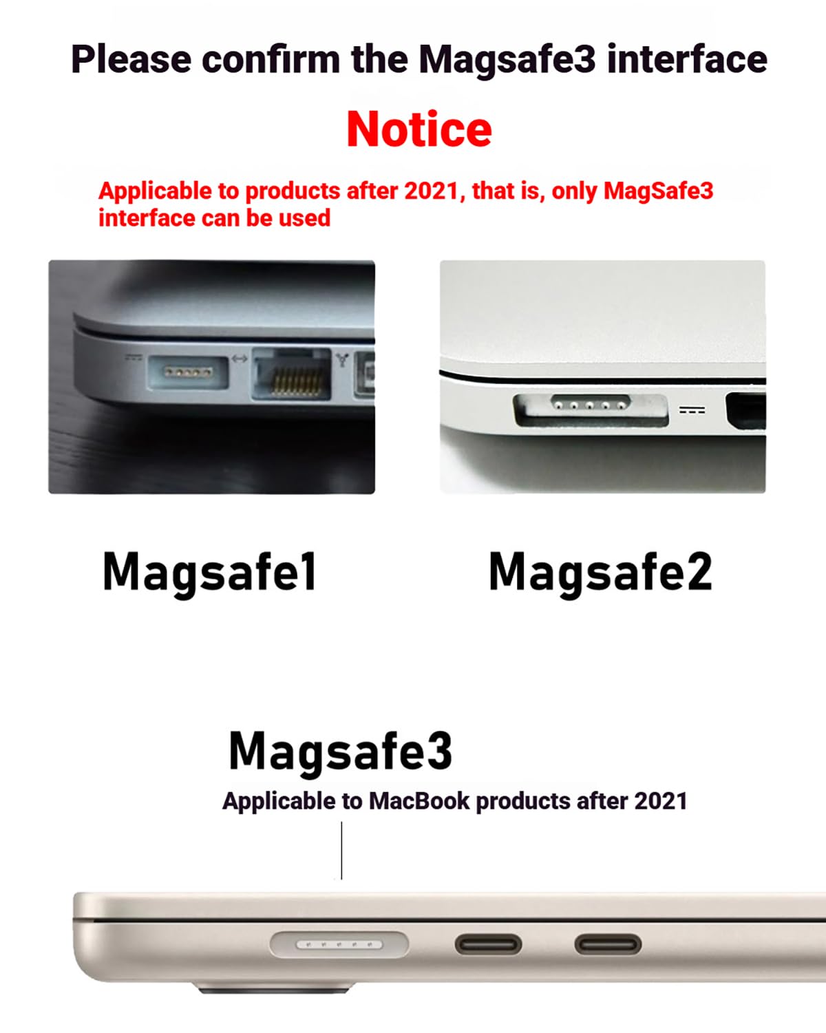 100 W PD Schnellladung USB C auf magnetischer Seitenwinkelstecker, kompatibel mit MagSafe 3, für MacBook 2021–2025 M1/M2/M3/M4/M5 (Violett-Grau, 1,5 m)