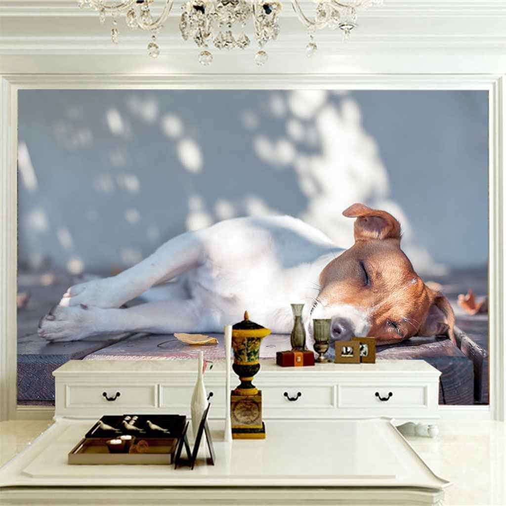 Perro Animal 3D Mural Wallpaper, Póster De Pared Peel And Stick, Murales, Sala De Estar Moderna, Dormitorio, Fondo, Pintura De Pared, Papel Tapiz Artístico, Carteles De Pared 300(ancho) x210(alto) cm