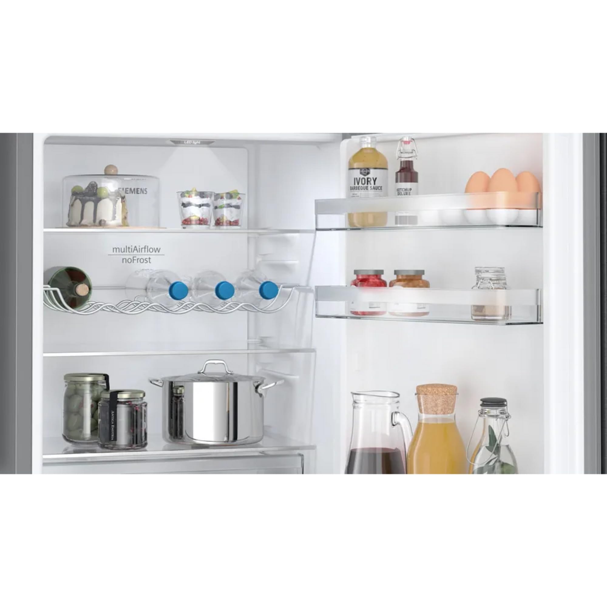 Siemens KG36NXXBF iQ300 lodówko-zamrażarka, 186 x 60 cm, chłodzenie 218 l + zamrażanie 103 l, noFrost, hyperFresh 0 stopni, superCooling – szybkie schładzanie świeżej żywności