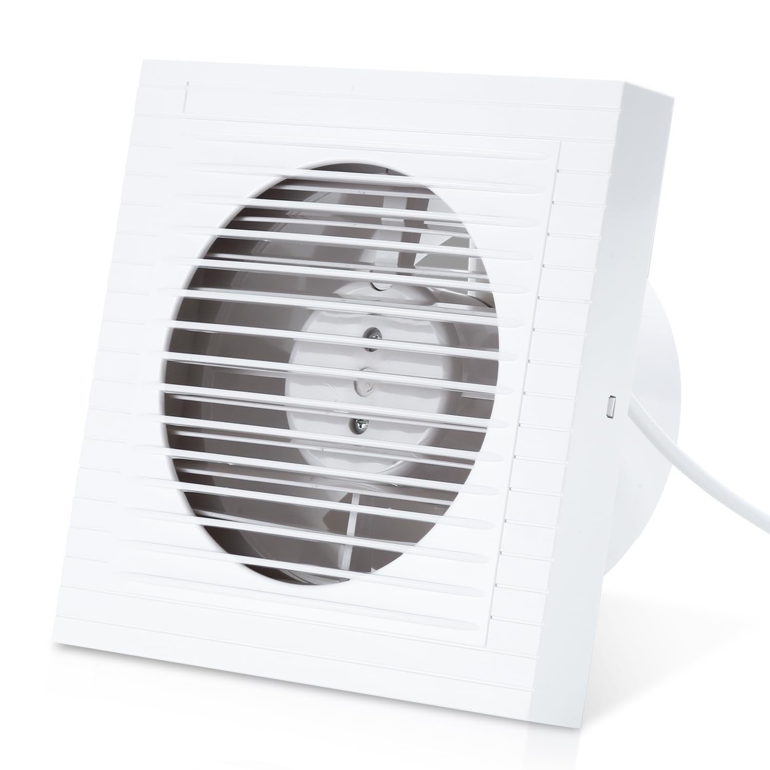 Ventilador extractor de 100 mm, para baño, 130 m³/h, 18 W, color