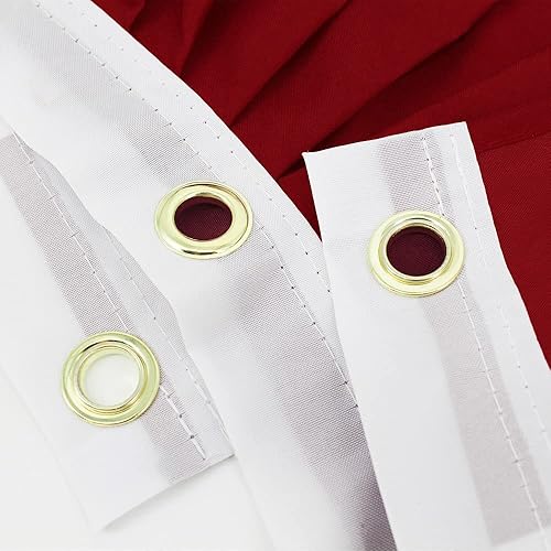 Miniatura 6 de Flaglink Bandera de abanico plisada estadounidense de 1.5 x 3 pies, ancho aproximado de 35.4in, bandera patriótica de Estados Unidos, paquete de 6