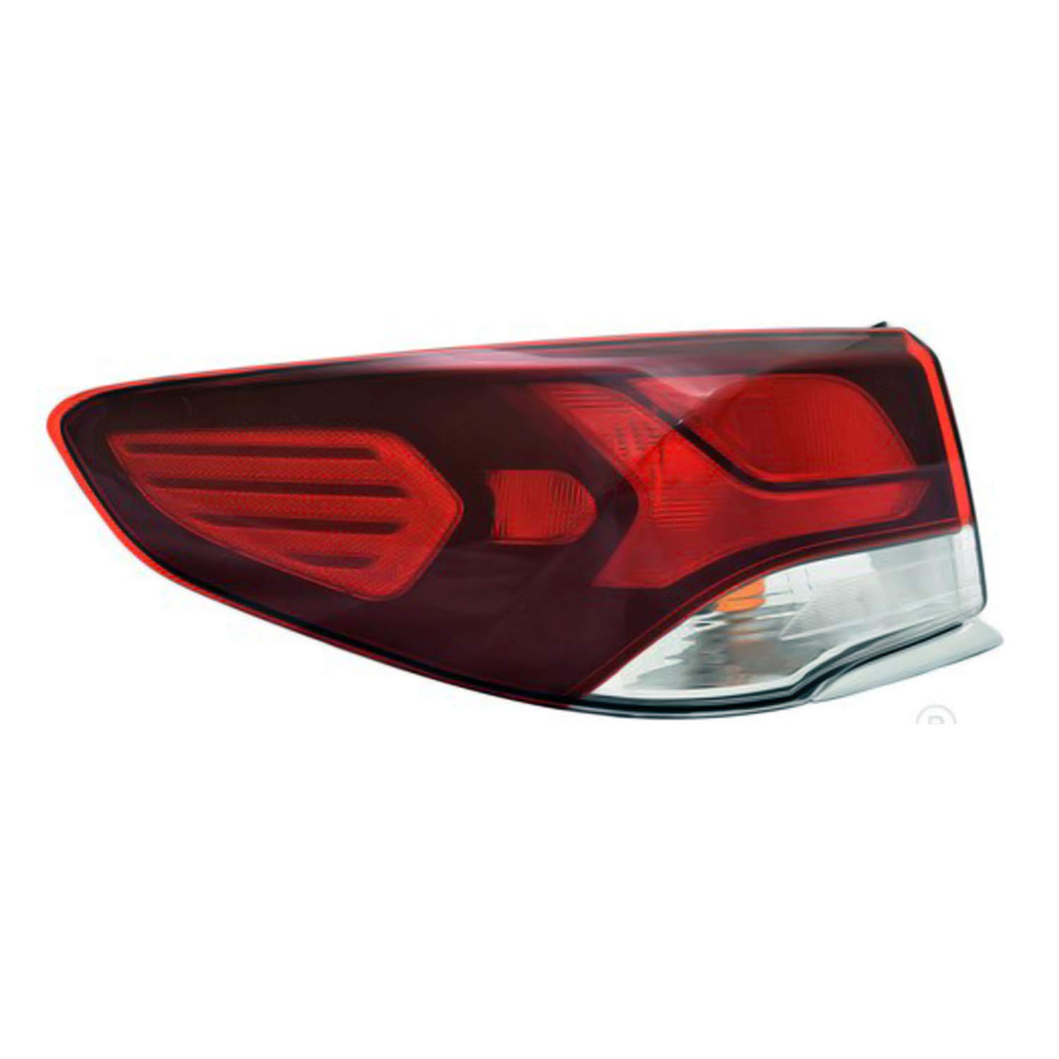 Driver Side Outer Tail Light Assembly; Without Led Partslink HY2804153C