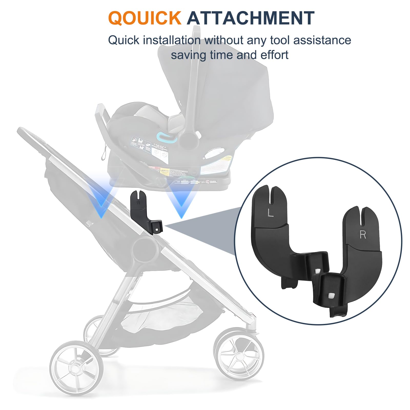 ベビージョガーbaby joggerカーシートアダプター 新品 babyjogger ベビージョガー