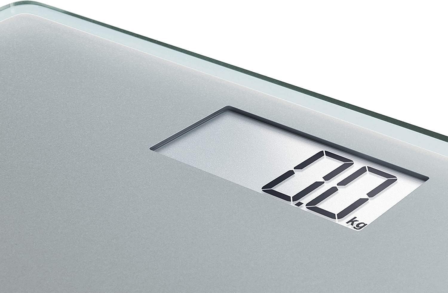 Soehnle Style Sense Compact 300 Bilancia pesapersone digitale display LCD con piedi antiscivolo, Grigio