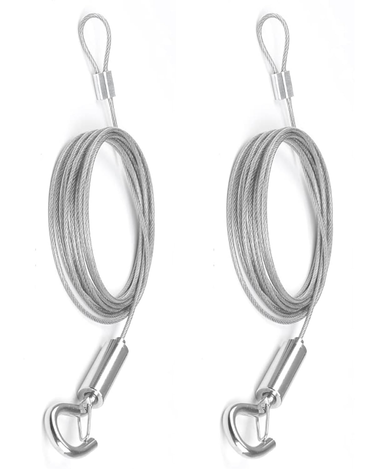 Hwtcjx 8 cavi metallici per appendere quadri, catena per appendere quadri, catena a specchio, cavo in