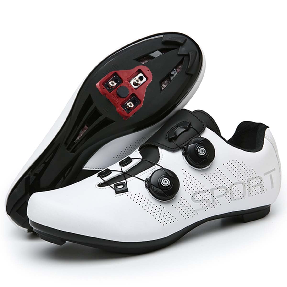 Zapatillas de Ciclismo para Hombre Mujere Zapatillas Bicicleta de Carretera Montaña Exterior Compatibles SPD SPD-SL Look Delta Lock System