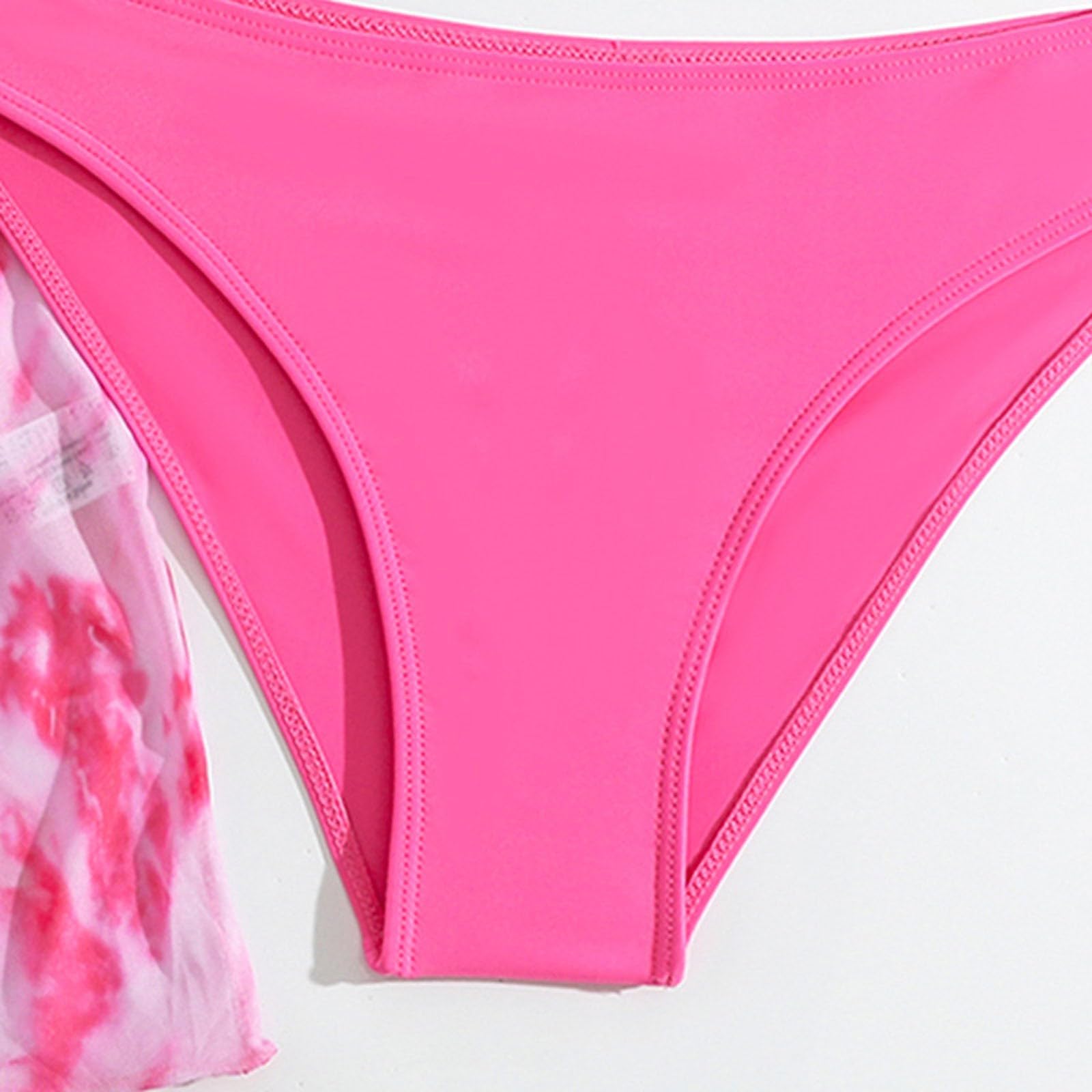 Conjunto de bañador para niña de 3 piezas con estampado floral para niñas con funda y traje de baño separado, UPF 50+, traje de baño para playa y piscina