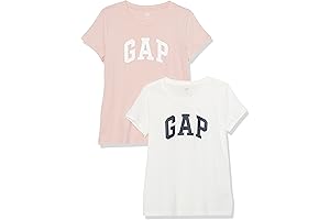 GAP Women's 2-Pack Classic Logo Tee T-Shirt