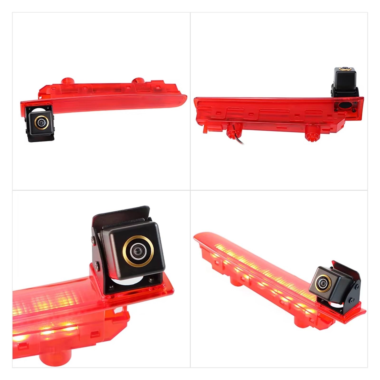 camera retromarcia Per Transporter T5 T6 Van 2010 2019 AHD/CVBS 170° Obiettivo Fisheye LED Luce Freno Veicolo Videocamera Vista Posteriore(1080P-175deg)